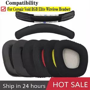 Corsair Void pro Elite RGB 무선 헤드셋 게임용 헤드셋 이어 패드 용 이어 패드 메모리 폼 쿠션 커버 좋은