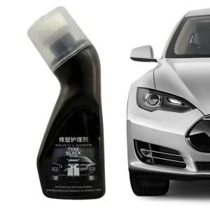 글로시 트림 복원기 - 100ml 퀵 리퀴드 클리너, 오토 러버 케어 에이전트, 패널 엣지 홀드 강도, 액세서리 차고 스타일링, 트럭, 컨버터블, 세단용 유지보수 보조 장치