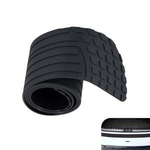 레킬리키 자동차 리어 범퍼 프로텍터, 스크래치 방지 충격 흡수 트렁크 하단 가 포함된 컷테이블 사이즈 가드, 대부분의 차량에 적합한 범용 (블랙 #B)