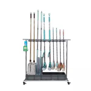 청소도구함 이동식 마대 스텐 걸레 거치 걸이 걸이대 청소 대걸레 청소도구