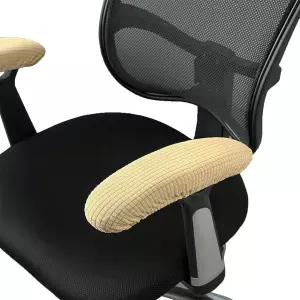 마이크로 사무실 의자 팔 커버 팔걸이 슬립커버 패드 팔꿈치 팔뚝 신축성 내오염성 암체어 세척 가능 탄성