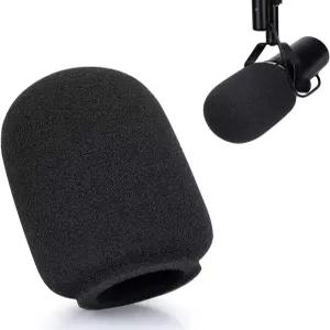 YOTESO 마이크 앞유리 슈어 SM7B와 호환되는 커버 SM7dB와 호환 배경 소음 감소 녹음용 팝 필터