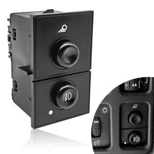 SYudwen 안개등 스위치 및 화물 램프 교체 # 15076588 15143597 캐딜락 에스컬레이드 EXT 2003-2006, GMC 시에라 1500 /2500 /3500 2003-2007, 쉐보레 실버라도 2003-2007 호환