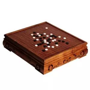 원목 바둑판 세트 고급 바둑알 알까기 어르신 장기판 오목