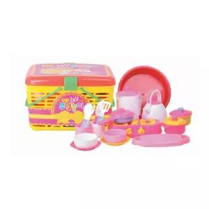 유아 주방놀이 냄비 주전자 조리도구 정리함 세트 장난감 유치원 선물용 키즈