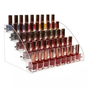 아크릴 투명거치대 5단 트레이 진열대 보관함 정리대 매니큐어