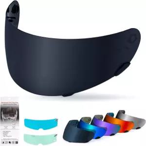 벨 퀄리파이터/스타/보텍스/RS-1/리볼버(딥 블랙)용 방진 필름 자외선 차단 페이스 실드 교체 기능이 있는