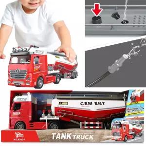 유아 특대형 물나오는 탱크로리 시멘트운반 트럭 장난감 아이선물 공사자동차