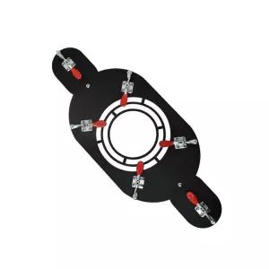 난로 연통 보호대 열차단 화목난로용 구멍 보호 커버