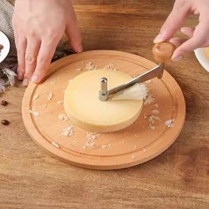 원형 치즈 스크래퍼 그라인더 버터 슬라이서 고다치즈 케이크 절단 주방용 도구