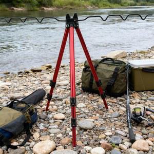 낚싯대 삼각대 스탠드 텔레스코픽 합금 휴대용 알루미늄 홀더