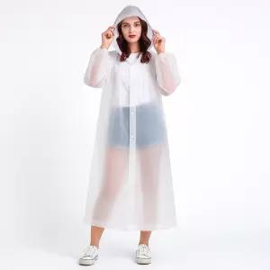 레인코트 성인용 EVA 우비 작업용 캠핑 남녀공용 다회용 우의 방수 비옷 투명