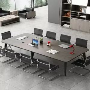 회의용 테이블 미팅룸 교육용 대형 오피스 세미나 원목 긴탁자