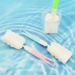 수세미 주방용품 텀블러 세척 컵 씻기 걸이식 병솔 파스텔 핸들 브러쉬