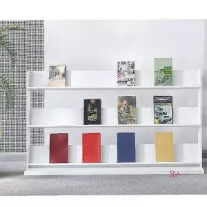 신문 진열대 잡지꽂이 잡지책 1600mm 전면책장wxy950