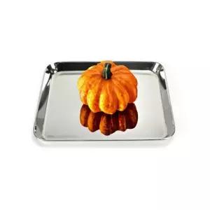 업소용 스테인레스 사각쟁반 3호 트레이 써빙 병원 식당 위생