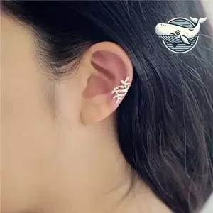 자연 감성 나뭇잎 끼우는 이어커프 귀찌 kzR7+9XKC