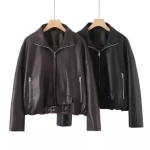 엘럽 여성용 가을 빈티지 야구 점퍼 스트리트 집업 원템3