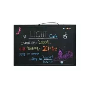 [문구/오피스] LED 형광 보드판 네온보드 블랙보드 40x60cm 칠판