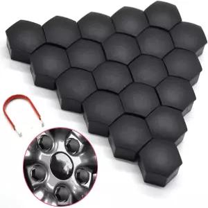 휠 러그 너트 해체 도구(휠 캡 20개 커버 풀러 1개) 모델 허브캡 액세서리로 테슬라 3 Y X용 볼트 키트