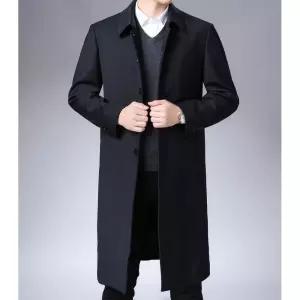 엘럽 남자 트렌치 빅사이즈 오버핏 롱 무릎팍 코트 원템1