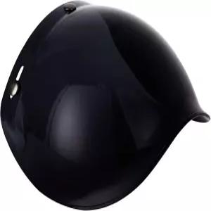 소만 스냅 버블 바이저 3종 3/4 헬멧용 쉴드 모터사이클 오픈 페이스 헬멧과 호환되는 (딥 스모크)