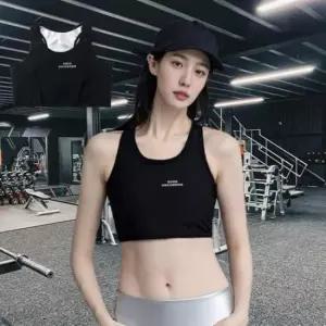 [의류] 여성 스포츠 브라탑 땀복 상의 기능성 트레이닝복 운동복 홈트레이닝 헬스 웨이트