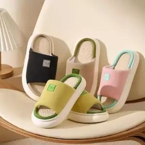 키밍 사계절 층간소음 방지 린넨 슬리퍼 실내화_24759635