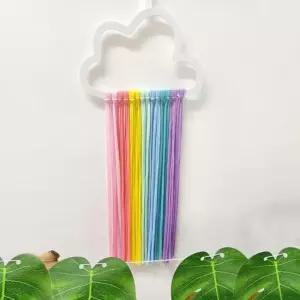 [반려] 무지개 머리핀정리대 핀걸이 헤어핀 정리대