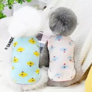 [JED] 뭉게구름 강아지옷 반려견 나시티셔츠 2컬러 여름