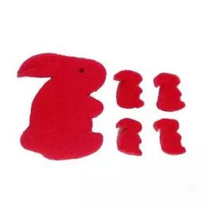 토끼 모양 스폰지 세트 빨강 마술소품 무대공연 매직쇼 파티용품 이벤트 클로즈업