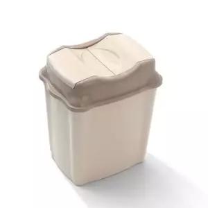 [무료배송] 편리한 양문 스윙 휴지통 12L