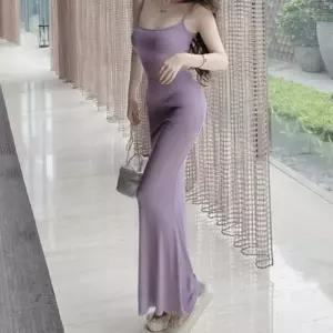 [오노마] ONM 여성 슬림핏 끈나시 롱원피스 7컬러 데일리 휴가룩