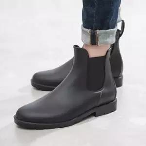 [오노마] ONM 여성 캐주얼 낮은굽 캐주얼 장마 레인 부츠