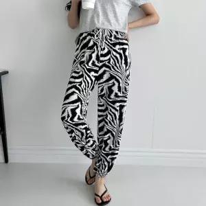 [오노마] ONM 10 밴딩 조거바지 쿨 지브라 여름