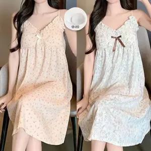 [오노마] ONM 온모어 공주 원피스 캡내장 빅사이즈 잠옷 홈웨어