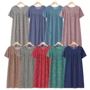 [오노마] ONM 어머님플라워원피스잠옷 원피스파자마 홈웨어 여름