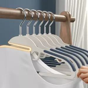 [오노마] ONM 논슬립 회전형 옷걸이 그레이 오픈형 10p 원피스걸이