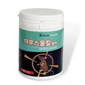 마우스올킬블럭 쥐약 100g 쥐잡는법 쥐먹이 쥐제거제