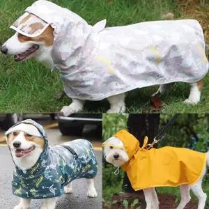 [에이치플러스몰]SPS 온모어 강아지우비 강아지여름옷 강아지옷 강아지봄 웰시코기옷