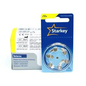 스타키 보청기배터리 60알 1박스 10번 노란색 오티콘 시그니아 벨톤 포낙 와이덱스 호환