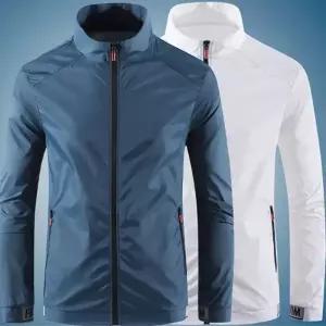 슬림핏 아저씨 아이스 여름 얇은 바람막이 자켓 점퍼