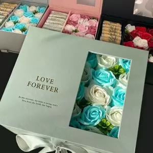 선물 카네이션 용돈박스+비누플라워 어버이날