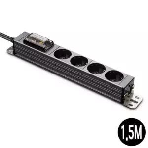 콘센트 멀티탭 고용량 누전차단 4구 (티타늄) 1.5M
