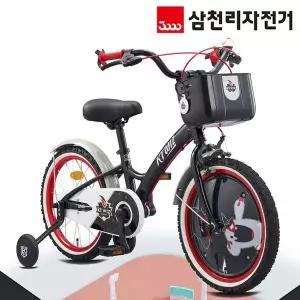 [보리보리/토이스타일]삼천리 KBO KT 위즈 18인치 어린이용 네발 자전거 보조바퀴 2026년형 번호키 증정