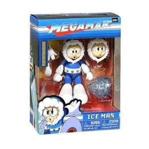 메가맨 로봇 캐릭터 레트로 액션 피규어 아이스맨/무선/조종/조립/변신/장난감/합체/키즈/로보트/완구/남아