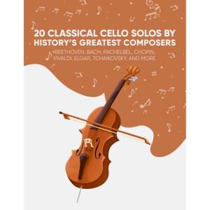 [미국배송] 역사적으로 가장 위대한 작곡가: 베토벤 바흐 파첼벨 쇼팽 비발디 엘가르 차이코프스키 등 20명의 클래식 첼로 솔로.