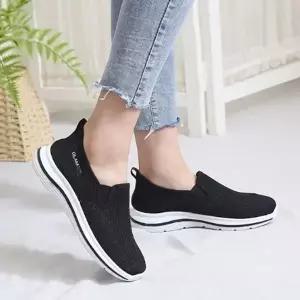 [신세계라이브쇼핑][옷자락] 여성 봄 여름 가을 니트 경량 슬립온 신발