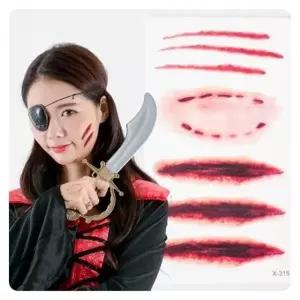 PWM 소품 - 할로윈타투스티커(X-315)의상 분장 DK