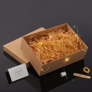 썬플라워 설렘 쇼핑백세트 선물케이스 선물상자 크라프트 선물포장박스 조명 (28x20cm)